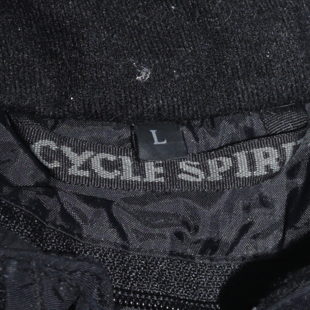 Cycle Spirit Men's Black Blue L Motorcycle Jacket Belted Reflective Lined