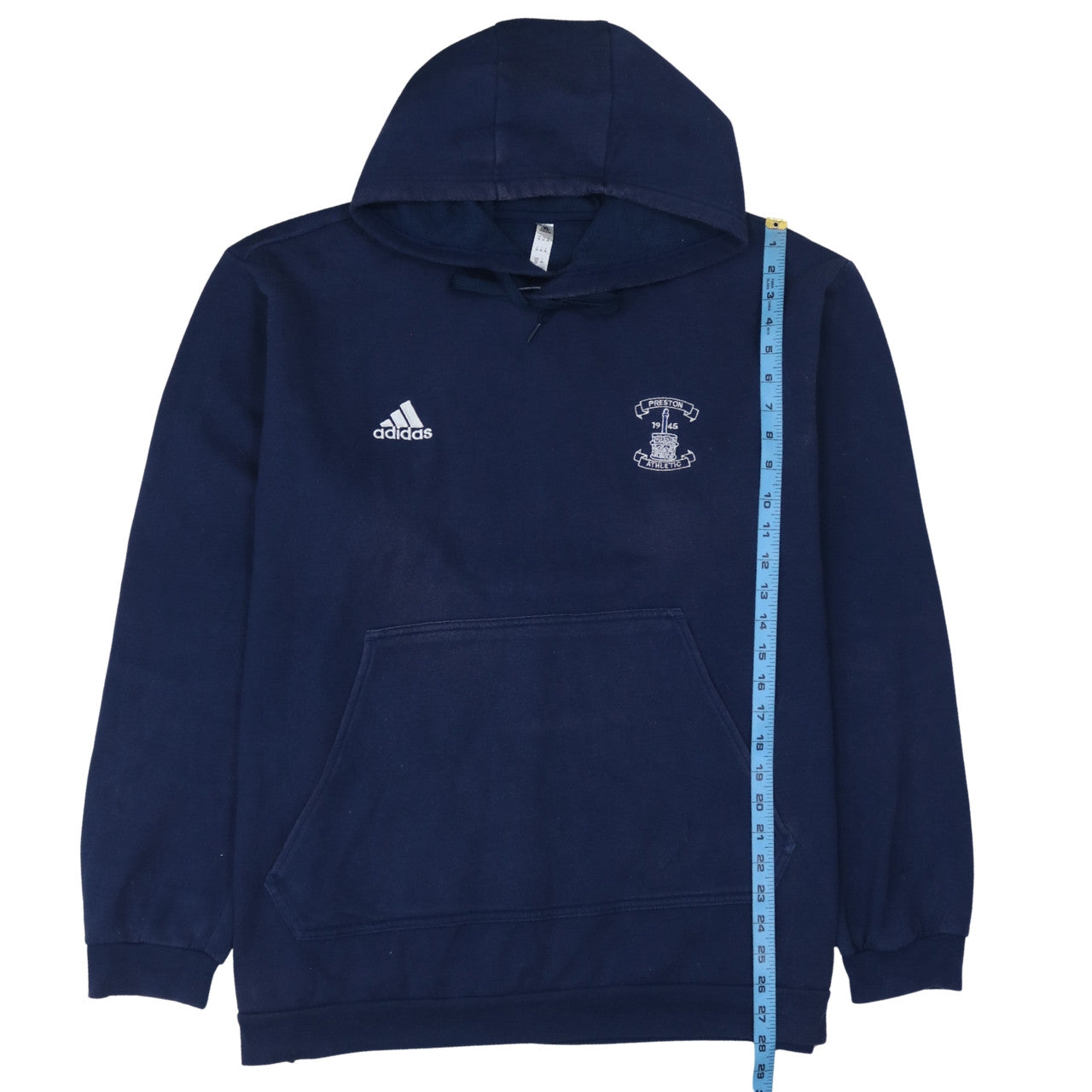 Adidas Men's Blue 2XL Pullover Hoodie Preston Athletic Logo