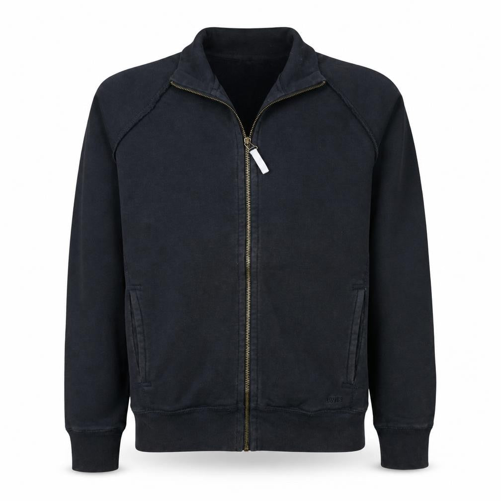 Levi's California Men's Black Size S Cotton Full Zip Track Jacket