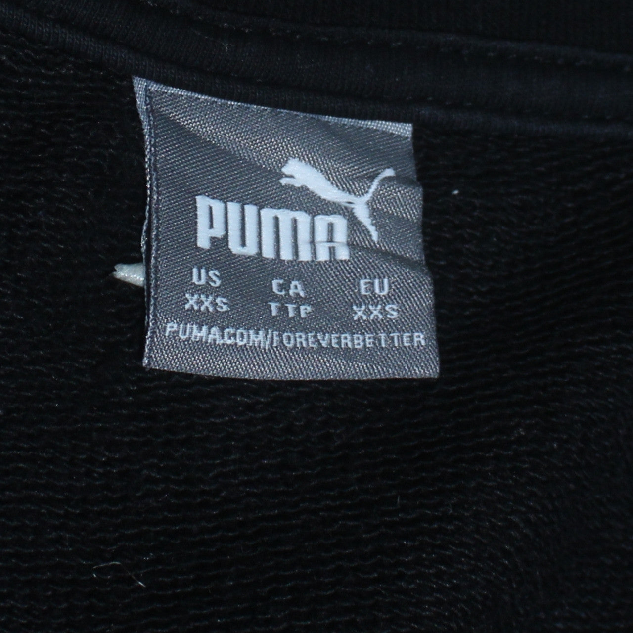Puma Women's Black 3XS Track Jacket Full Zip Lightweight Sportswear
