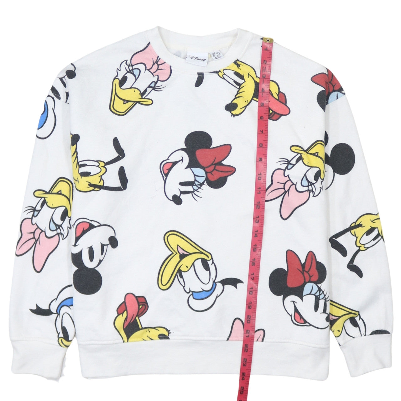 Disney Primark Cares Women's White Sweatshirt Small Minnie & Friends Print