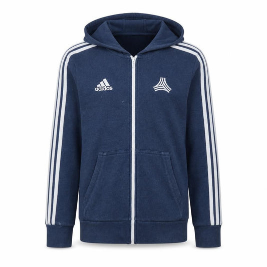 Adidas Men's Blue Full Zip Hoodie Small Sportswear Jacket