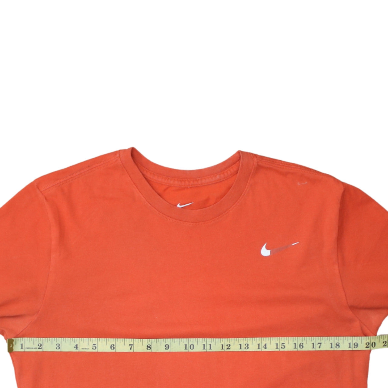 Nike Men's Orange Dri-FIT Crew Neck Short Sleeve T-Shirt Size M