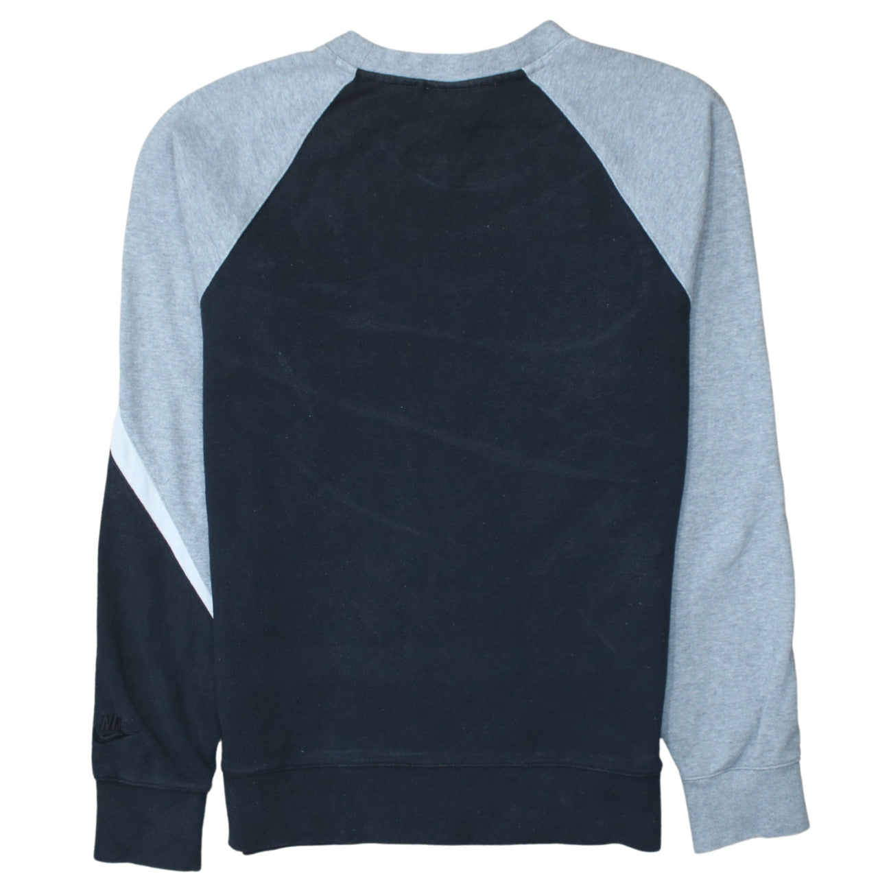 Nike Men's Grey Small Logo Pullover Sweatshirt Regular Fit