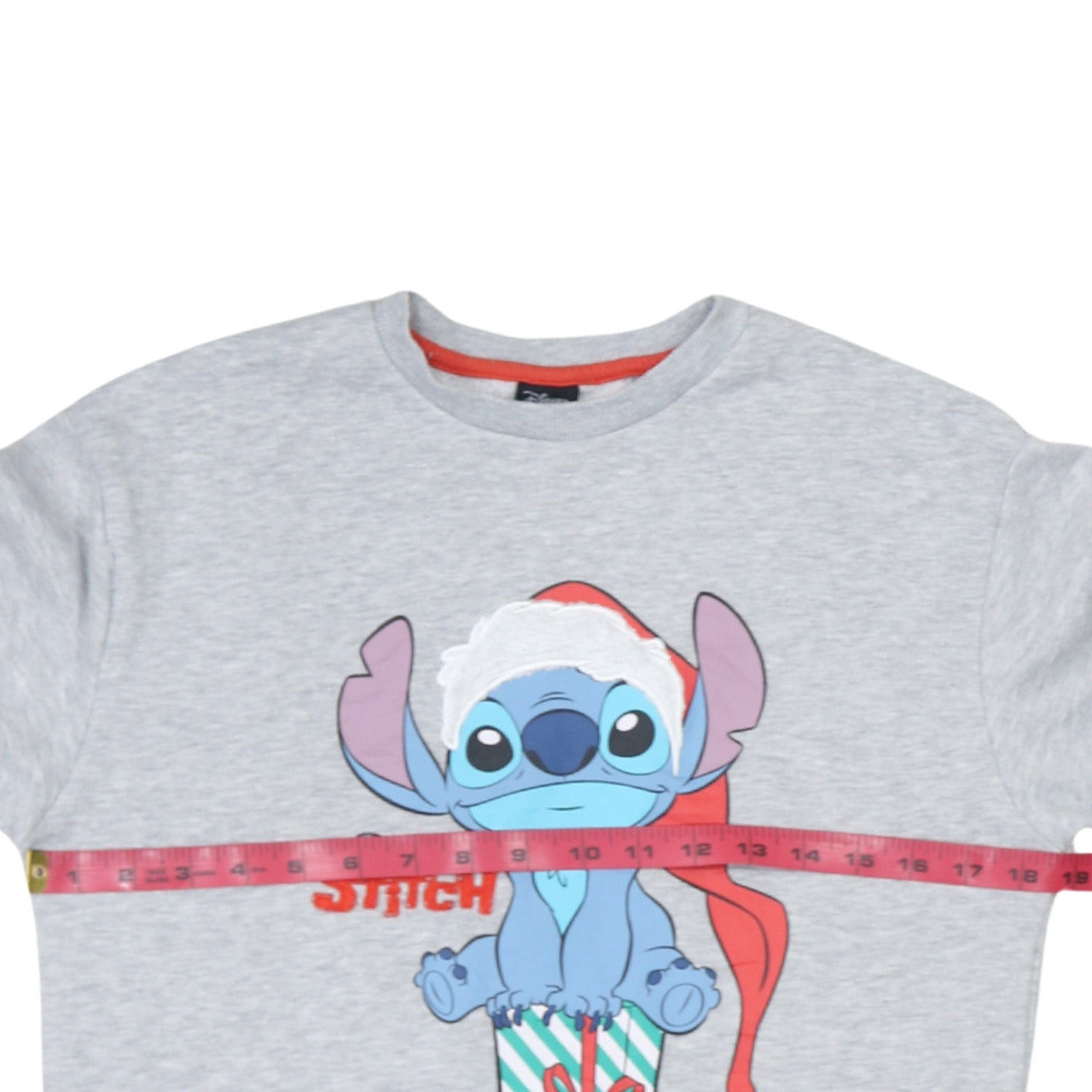 Disney Girls Grey Stitch Christmas Pullover Sweatshirt 11-12 Years