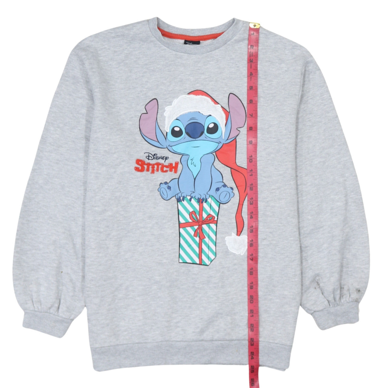 Disney Girls Grey Stitch Christmas Pullover Sweatshirt 11-12 Years