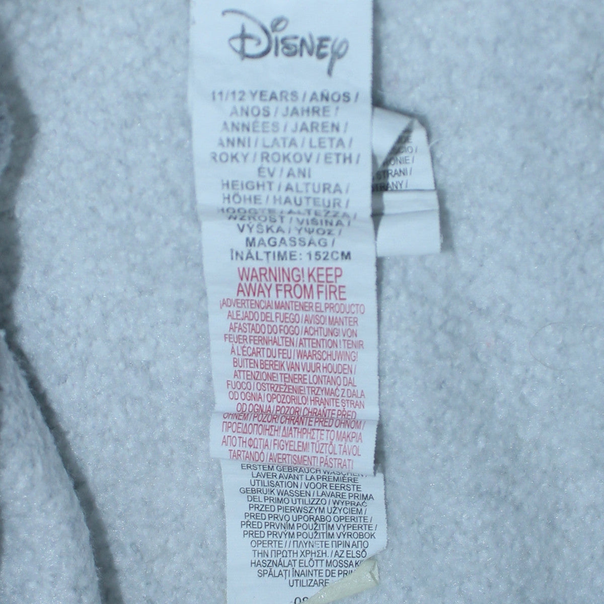 Disney Girls Grey Stitch Christmas Pullover Sweatshirt 11-12 Years