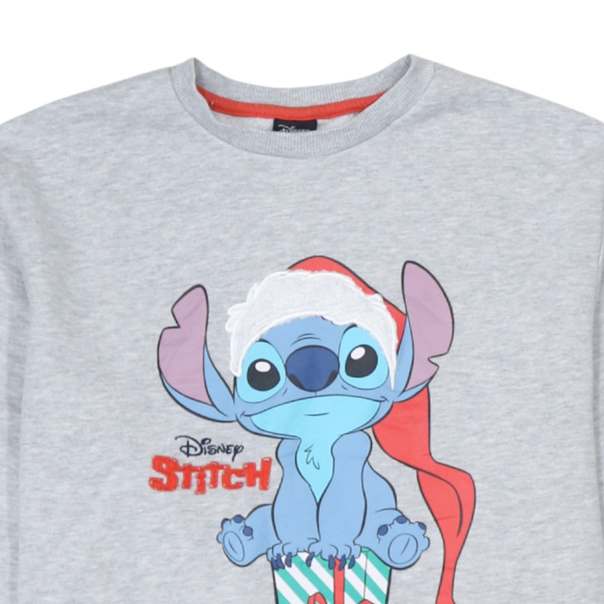Disney Girls Grey Stitch Christmas Pullover Sweatshirt 11-12 Years