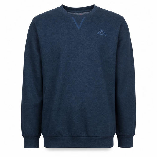 Kappa Men’s Blue 2XL Pullover Sweatshirt Crew Neck Logo Sportswear