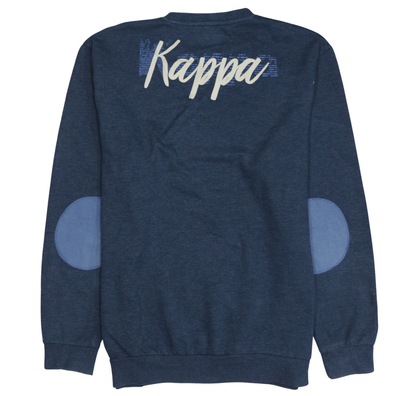 Kappa Men’s Blue 2XL Pullover Sweatshirt Crew Neck Logo Sportswear