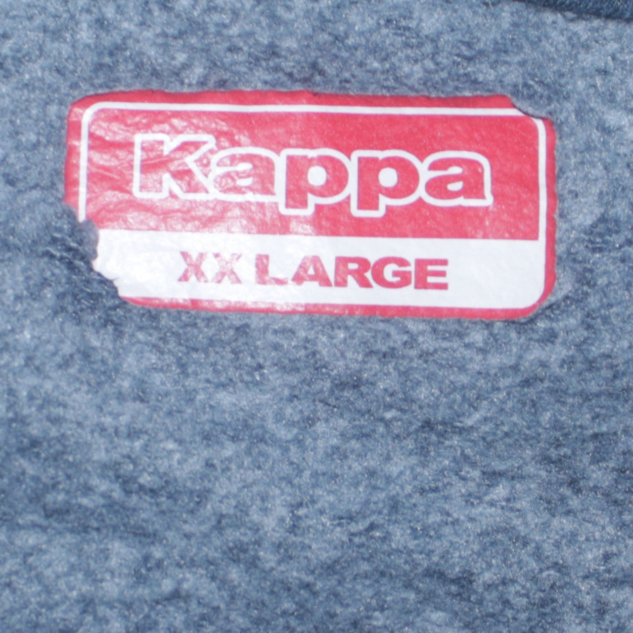 Kappa Men’s Blue 2XL Pullover Sweatshirt Crew Neck Logo Sportswear