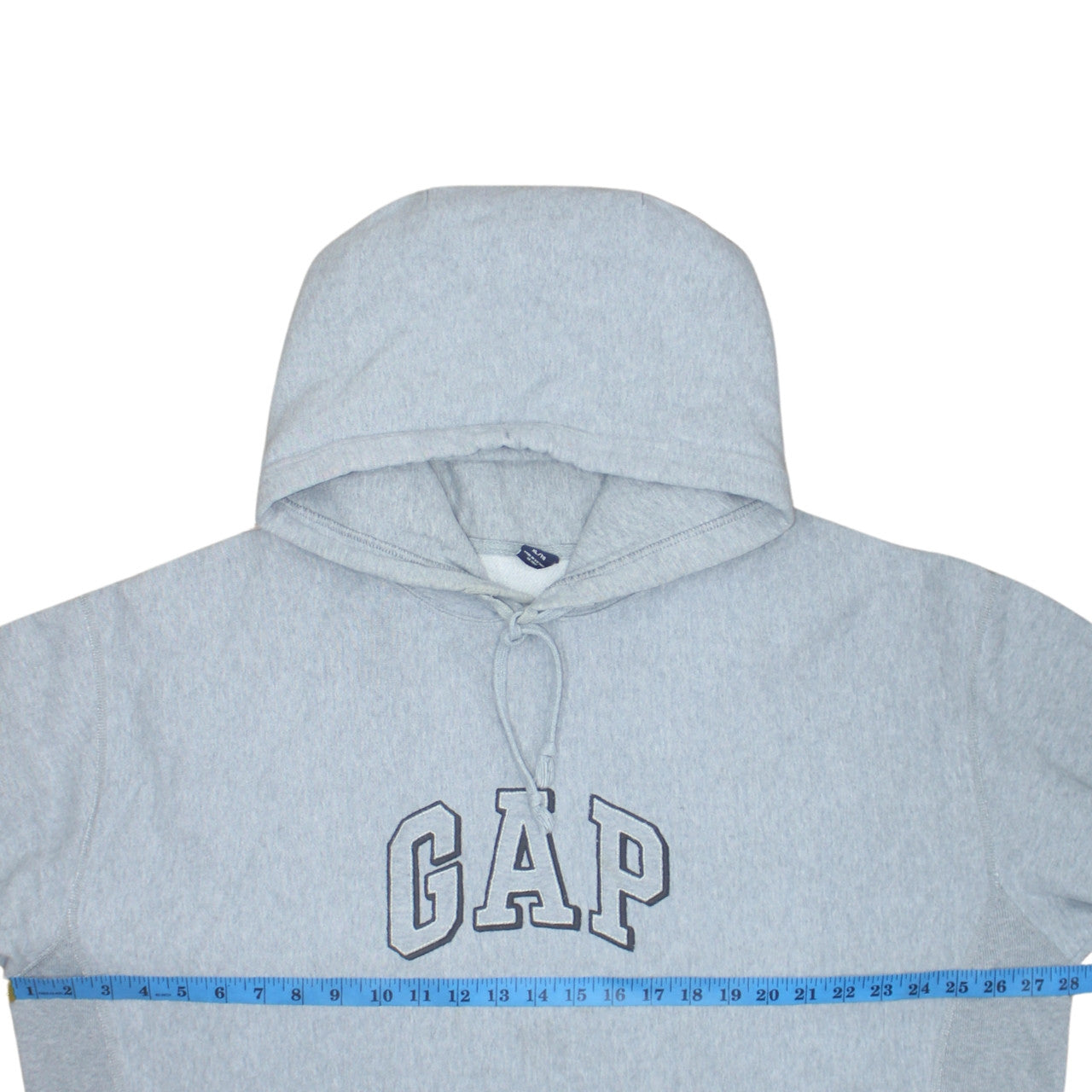 GAP Mens Grey Pullover Logo Hoodie XL Fleece Sweatshirt