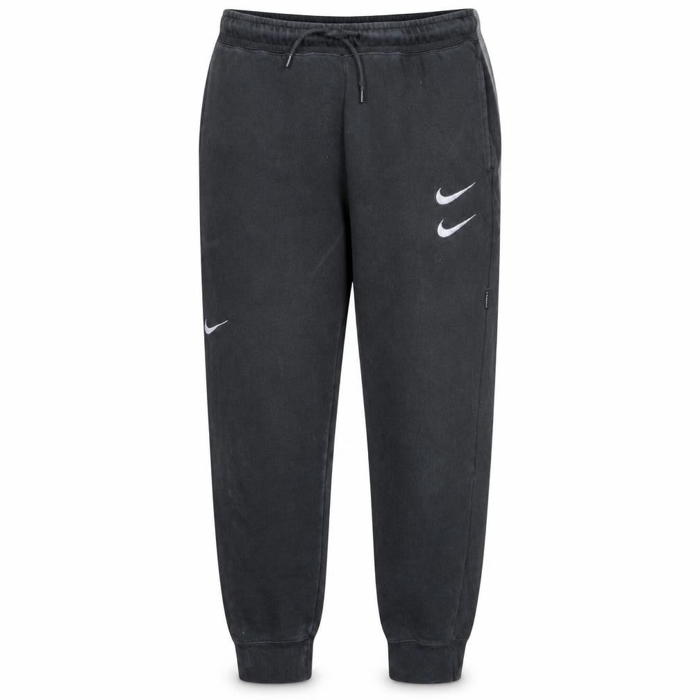 Nike Men Black Fleece Jogger Sweatpants M Regular Fit Activewear