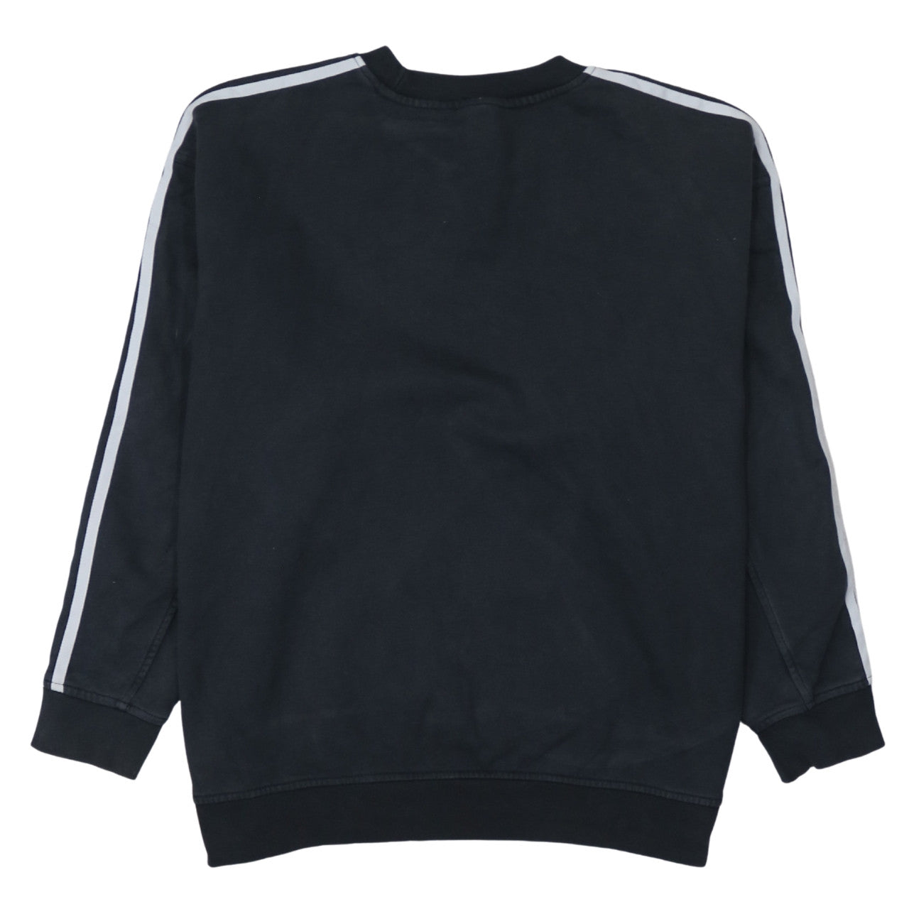 Adidas Womens Black XS Crew Neck Pullover Sweatshirt Cotton