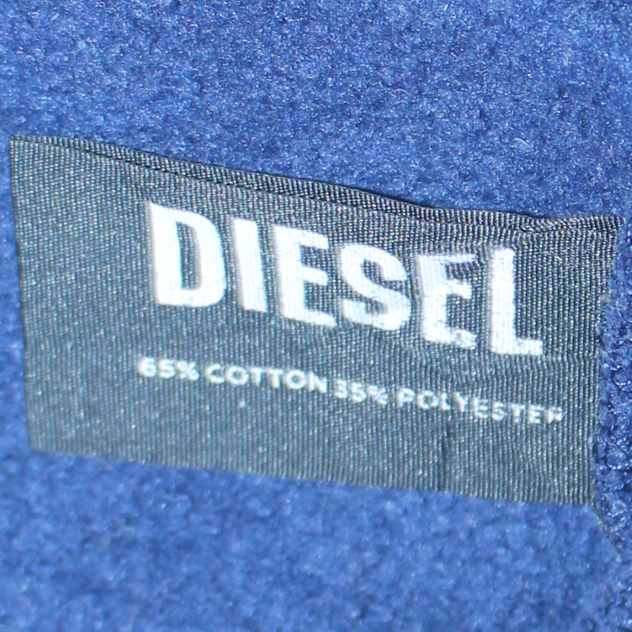 Diesel Mens Blue Crew Neck Pullover Sweatshirt Medium