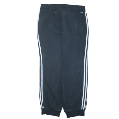 Brand and care label for Adidas Women Black Essentials Jogger Sweatpants, size 10