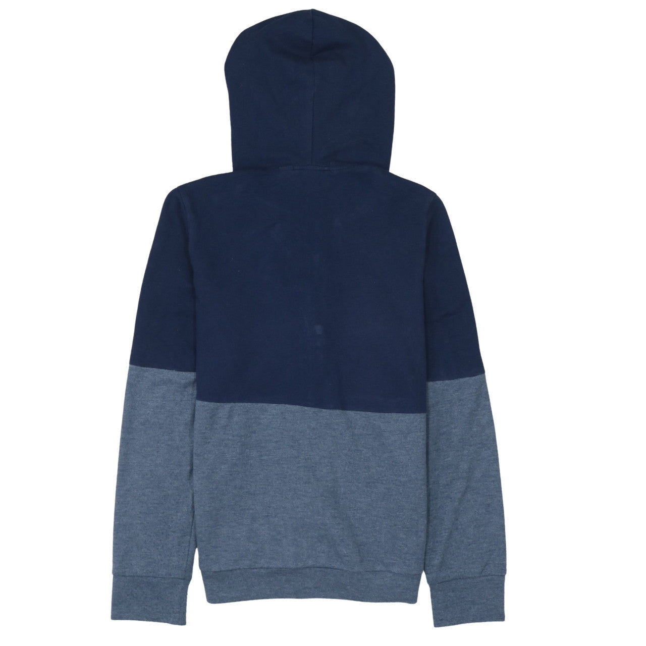 Adidas Womens Navy Full Zip Hoodie Sweatshirt M Blue Logo Casual