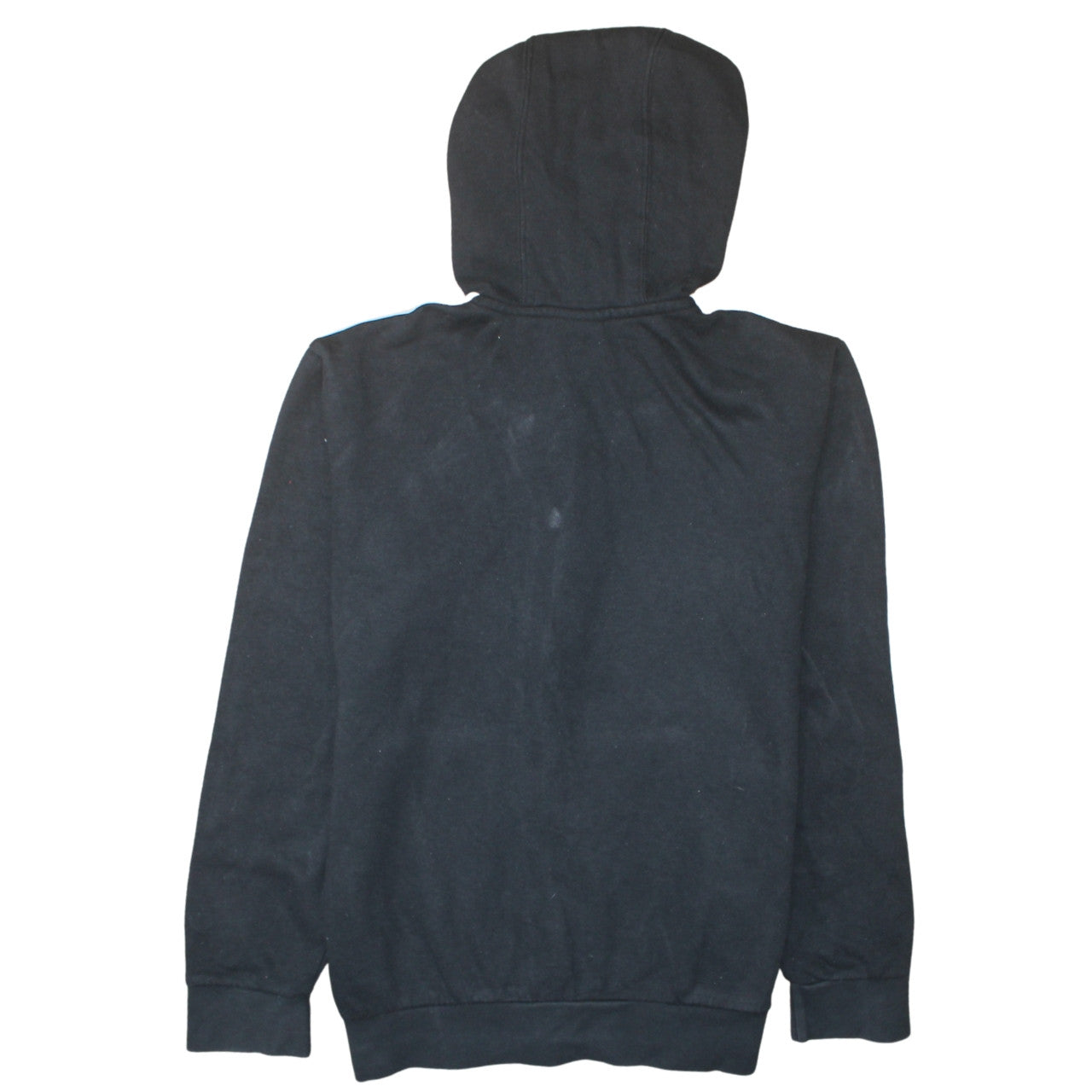 Adidas Boys Black Full Zip Hoodie 13-14 Years Fleece Sports Top
