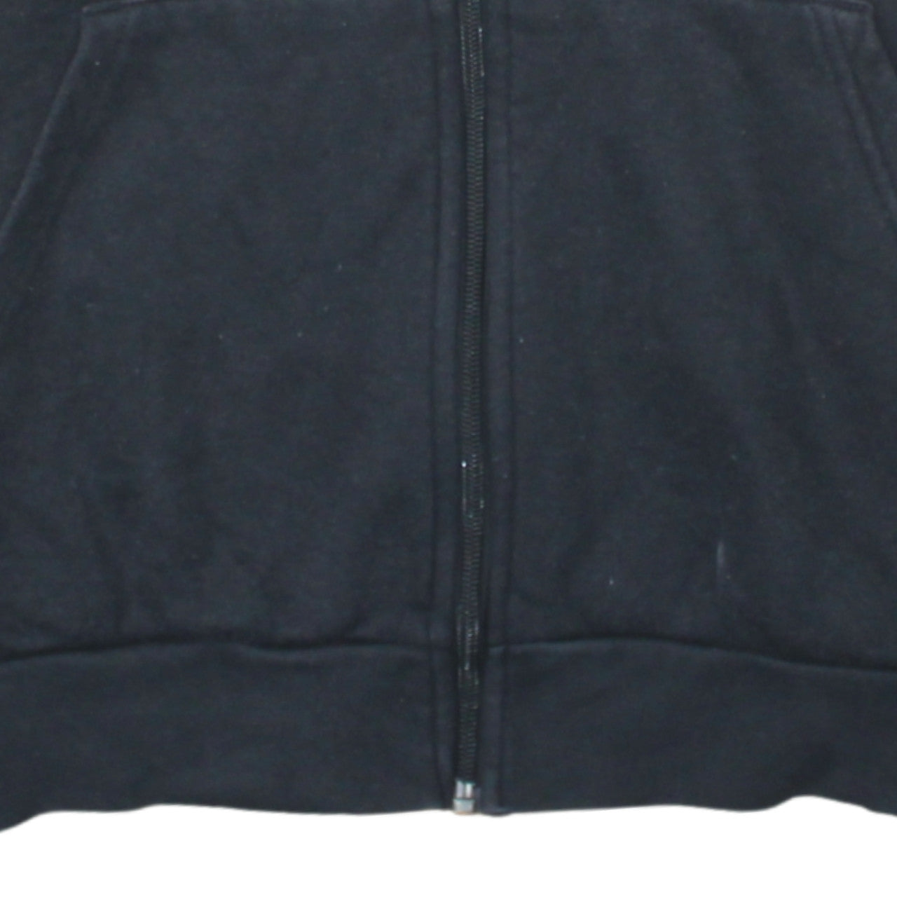 Adidas Boys Black Full Zip Hoodie 13-14 Years Fleece Sports Top