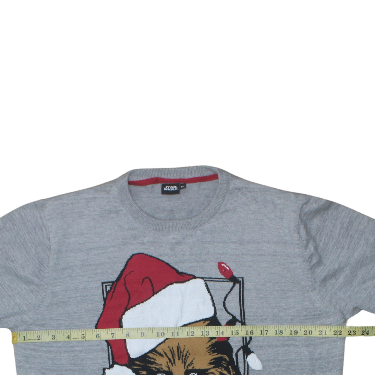 Star Wars Men’s Grey XL Chewbacca Christmas Pullover Jumper