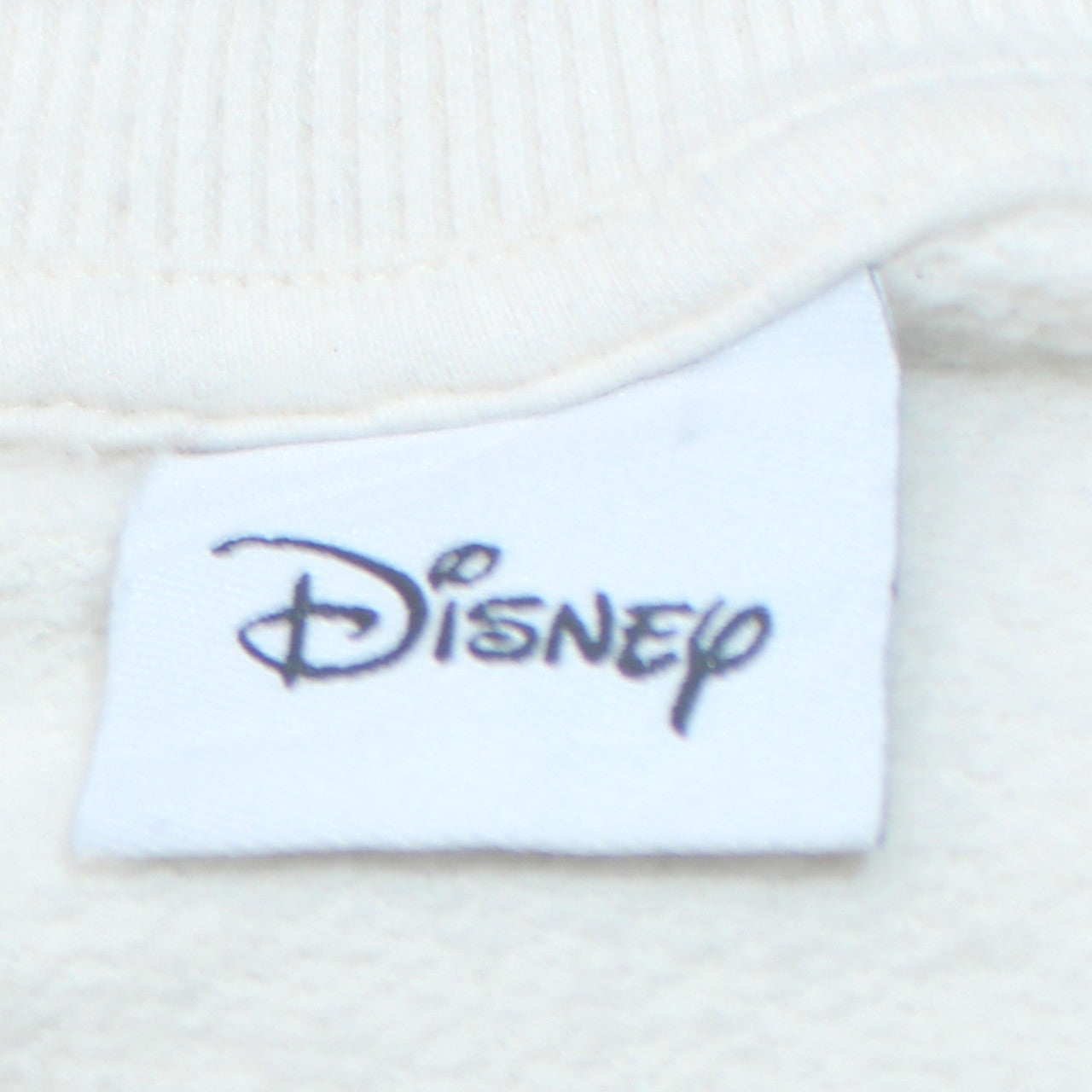 Disney Women Beige Sequin Mickey Mouse Pullover Sweatshirt UK 18