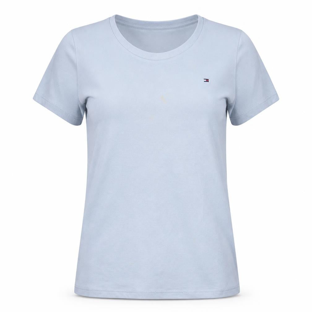 Tommy Hilfiger Men's Blue Cotton Crew Neck Short Sleeve T-Shirt S