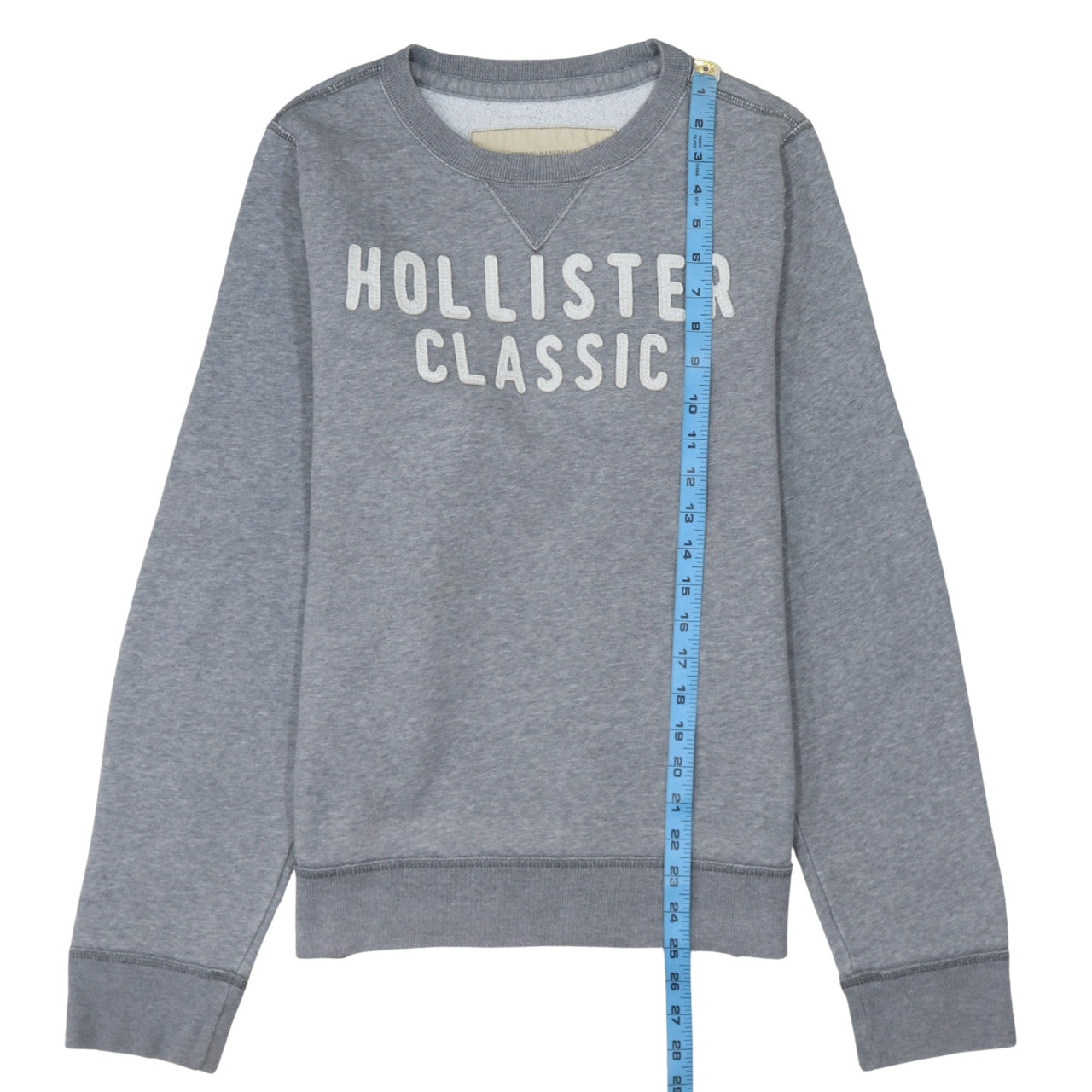 Hollister Womens Grey Classic Logo Crew Neck Sweatshirt XL