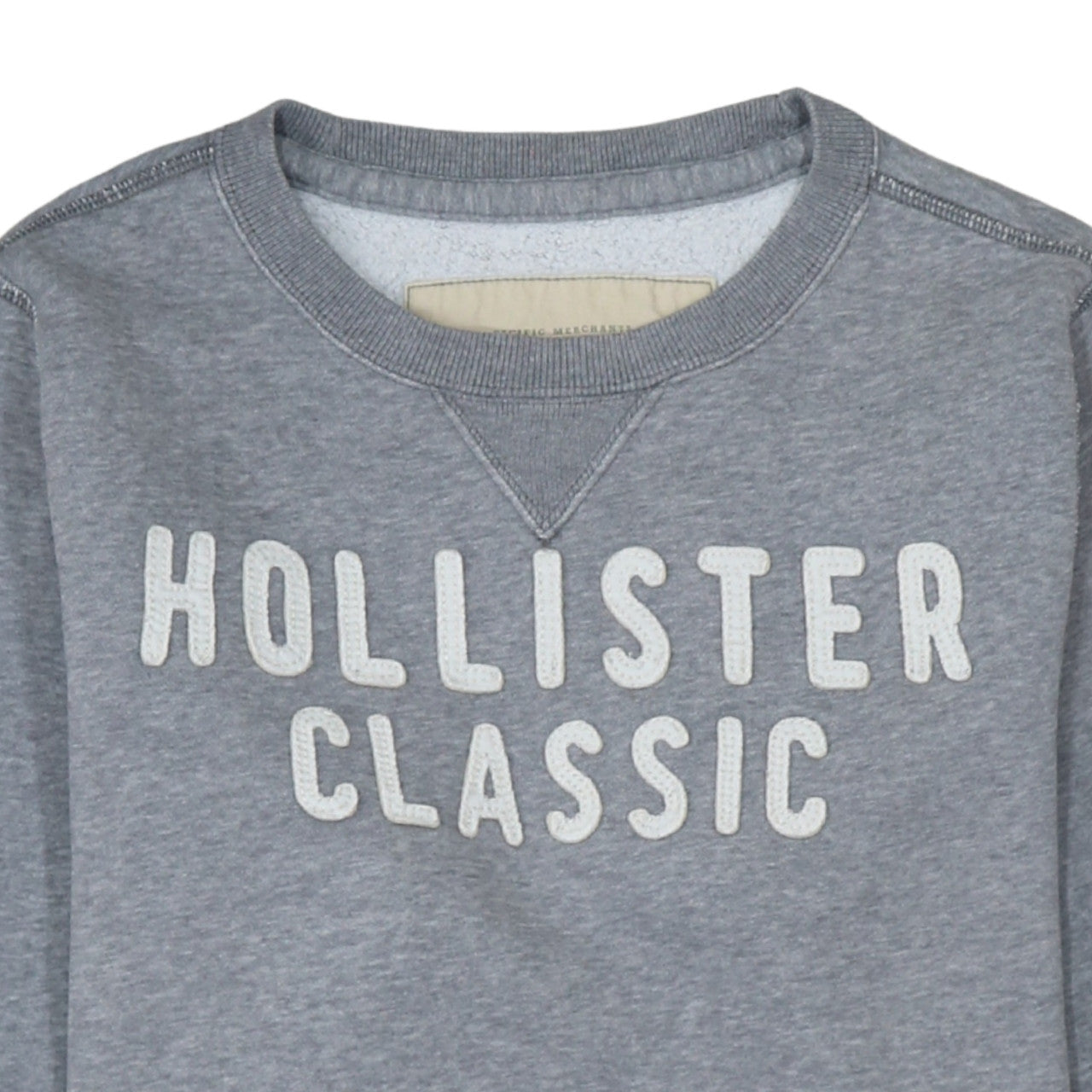 Hollister Womens Grey Classic Logo Crew Neck Sweatshirt XL