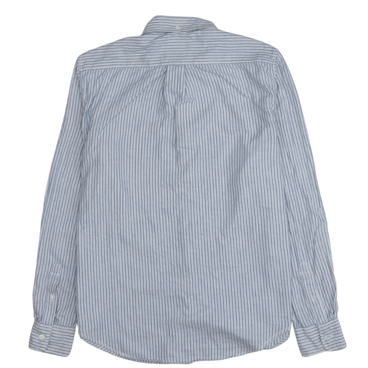 Levi's Men's Blue Striped Button-Down Cotton Shirt M Classic Fit