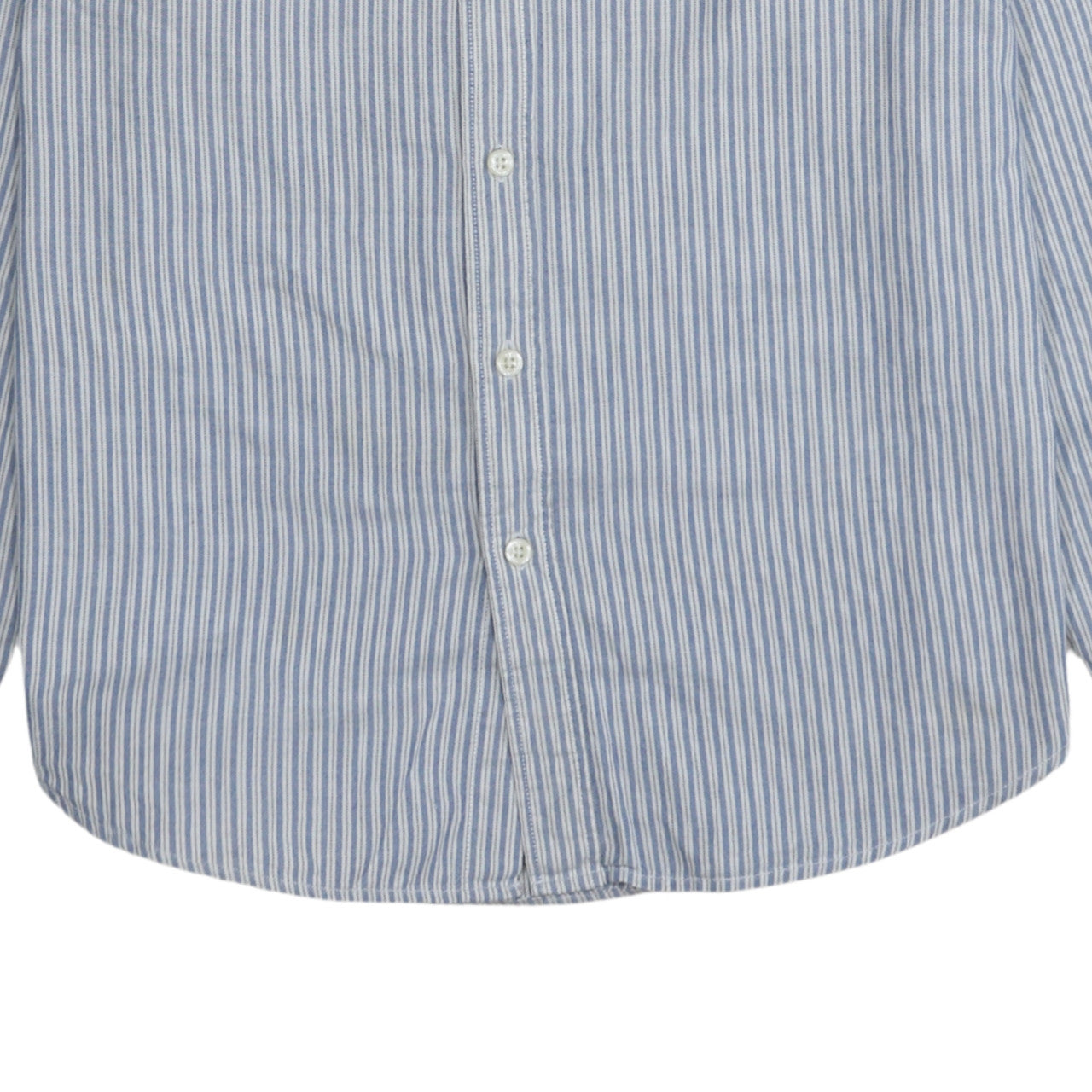 Levi's Men's Blue Striped Button-Down Cotton Shirt M Classic Fit