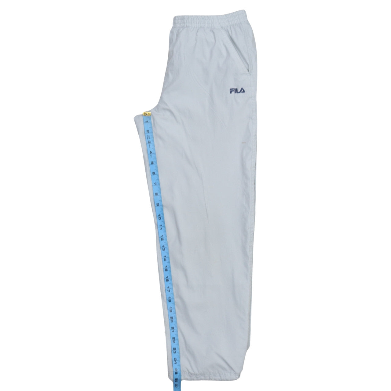 Fila Girls Grey Polyester Track Pants Age 12 Years Elastic Waist Activewear
