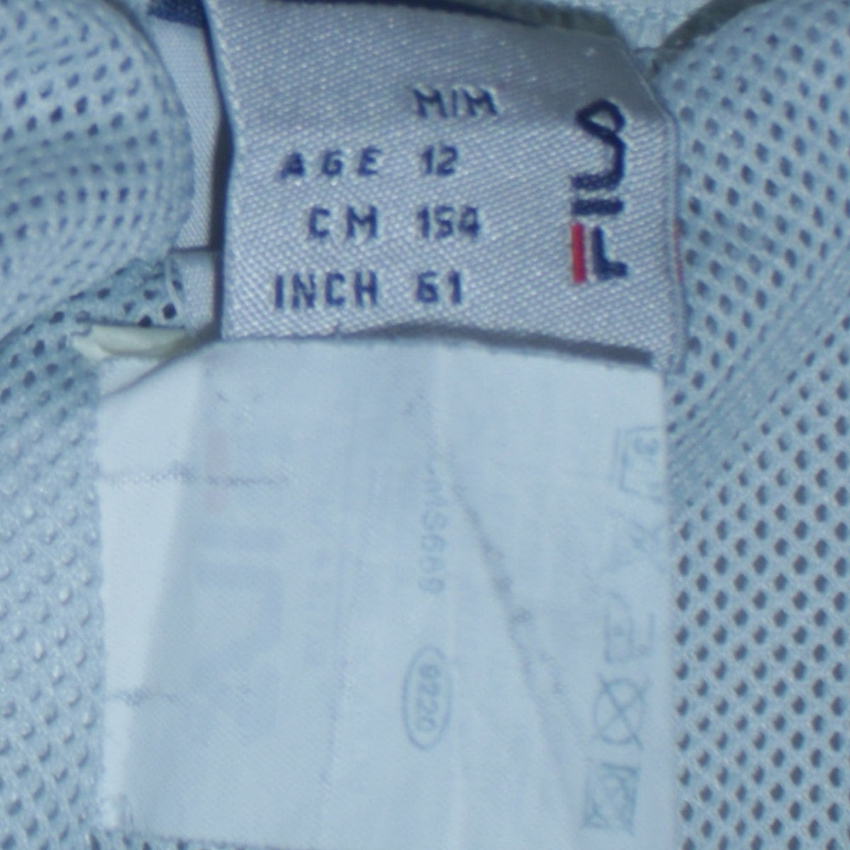 Fila Girls Grey Polyester Track Pants Age 12 Years Elastic Waist Activewear