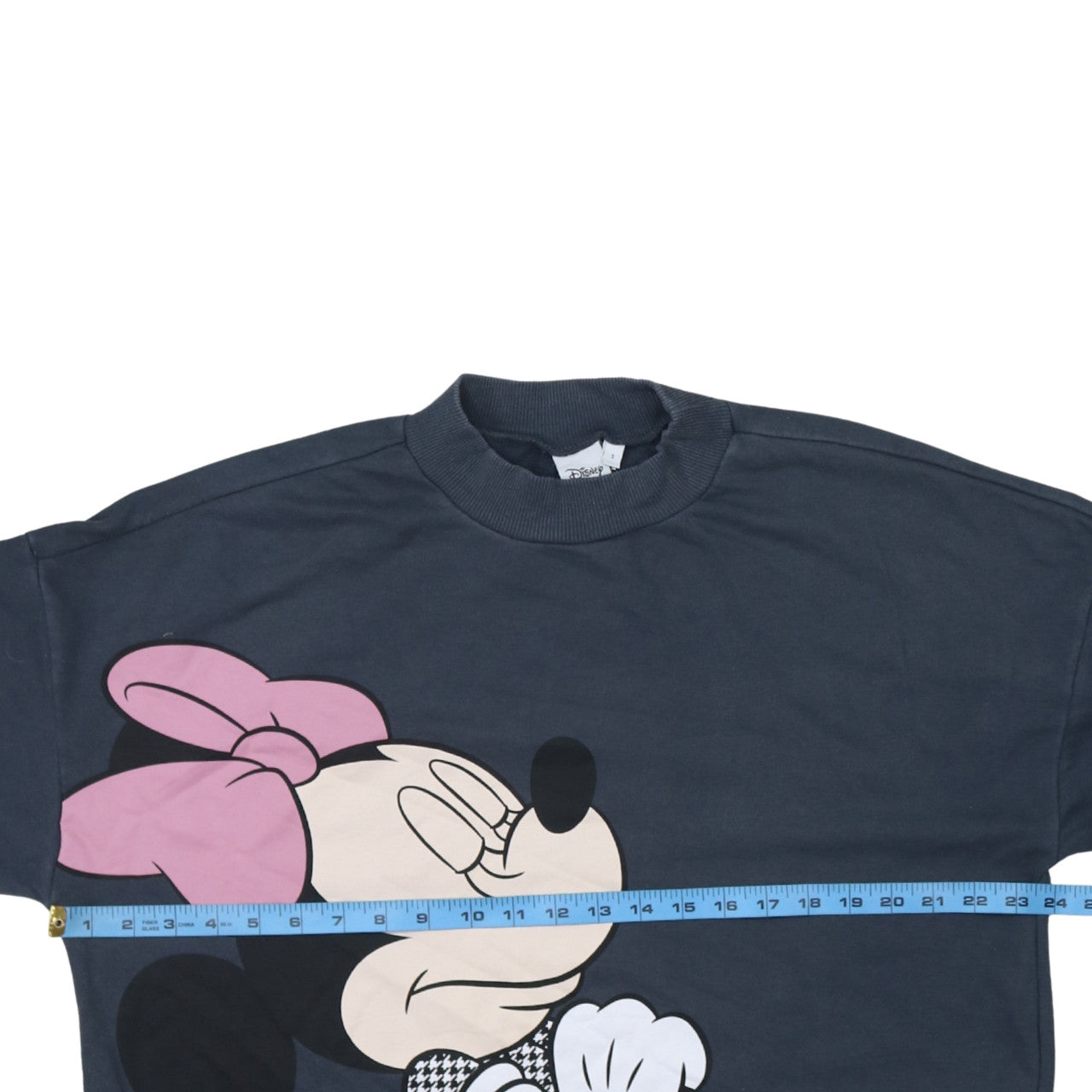 Disney Women’s Navy Minnie Mouse Pullover Sweatshirt Small