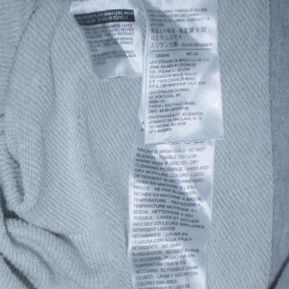 Levi's Men's Grey Logo Pullover Hoodie Size M Regular Fit