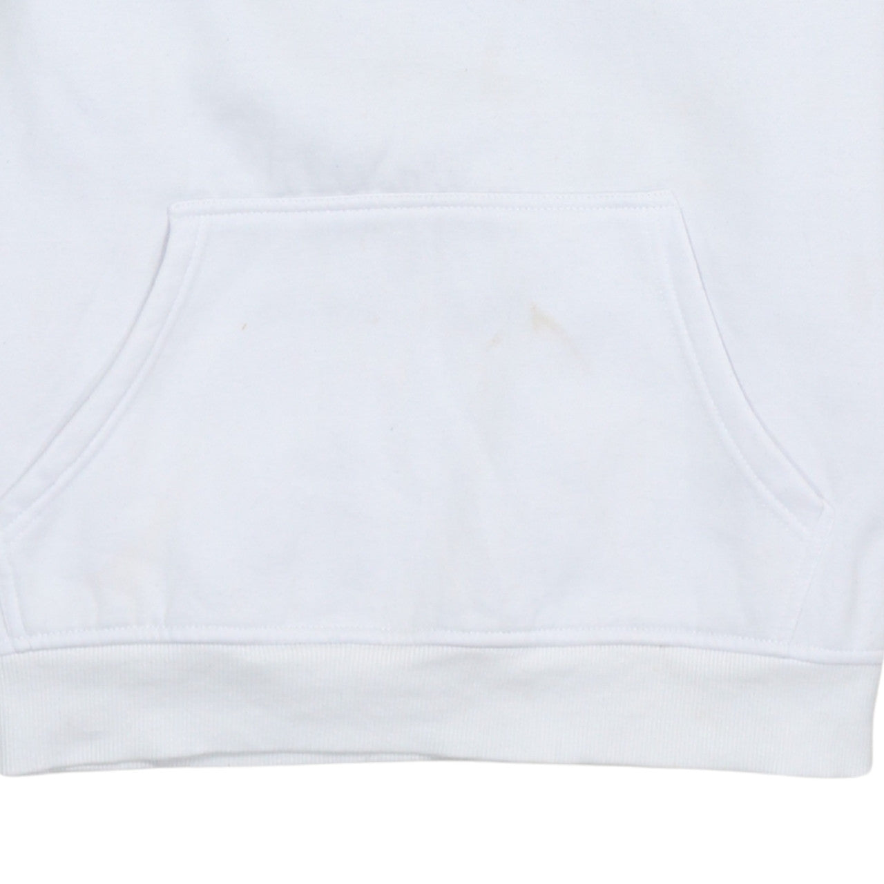 Champion Men's White Pullover Hoodie Large Embroidered Logo
