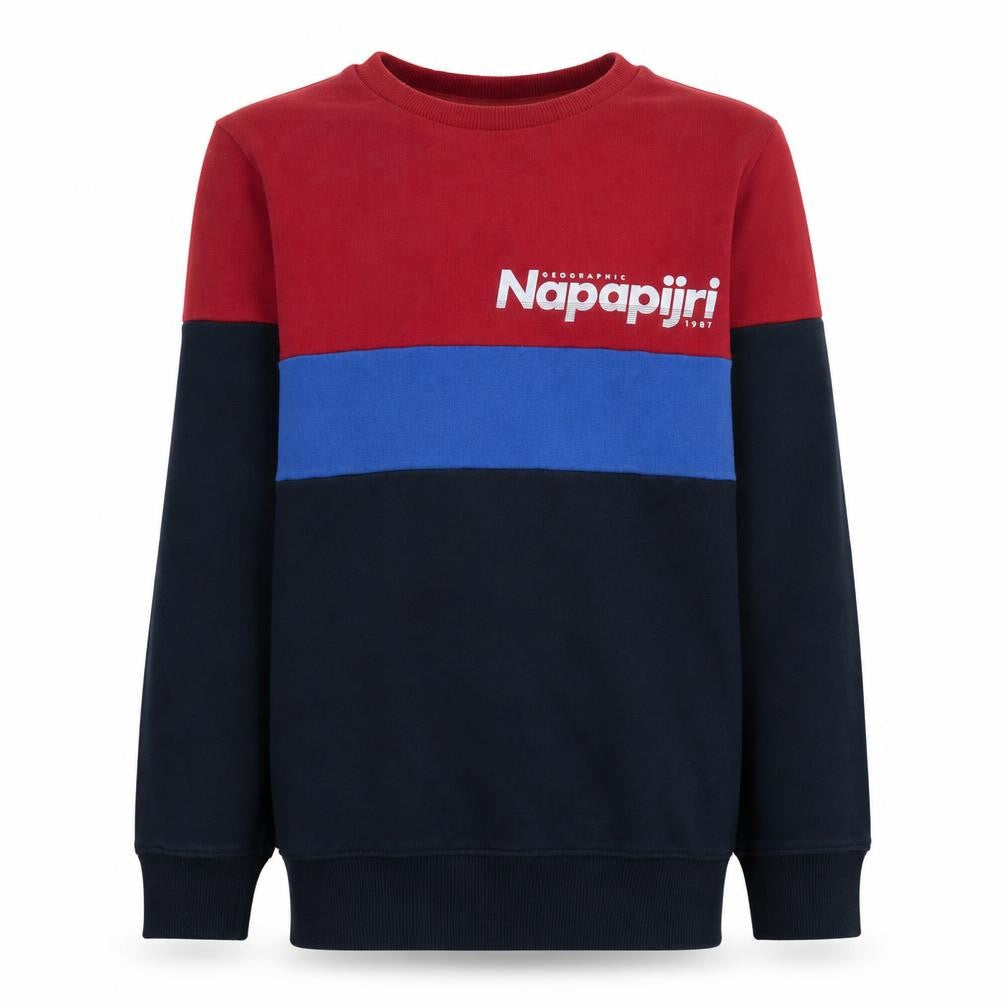Napapijri Teens Multicoloured Cotton Crew Neck Sweatshirt Size 164