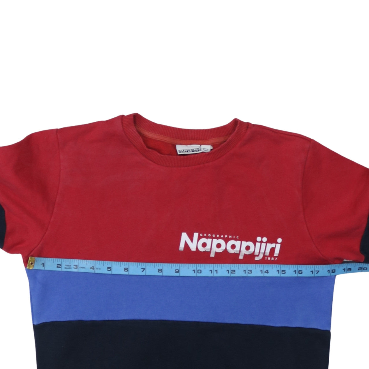 Napapijri Teens Multicoloured Cotton Crew Neck Sweatshirt Size 164