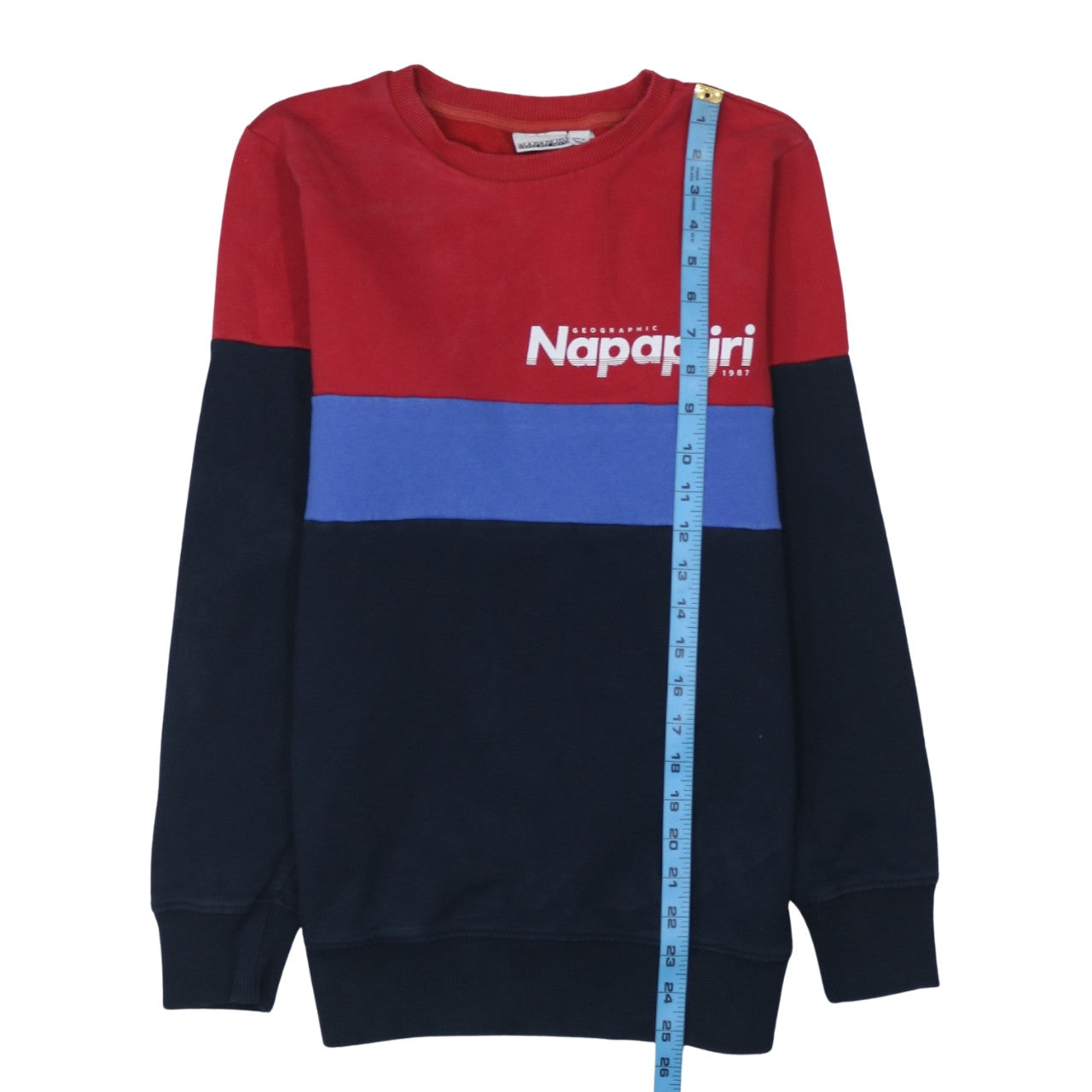 Napapijri Teens Multicoloured Cotton Crew Neck Sweatshirt Size 164