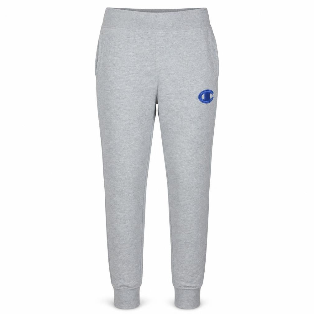 Champion Men's Grey Jogger Trousers M Regular Fit Cotton Blend