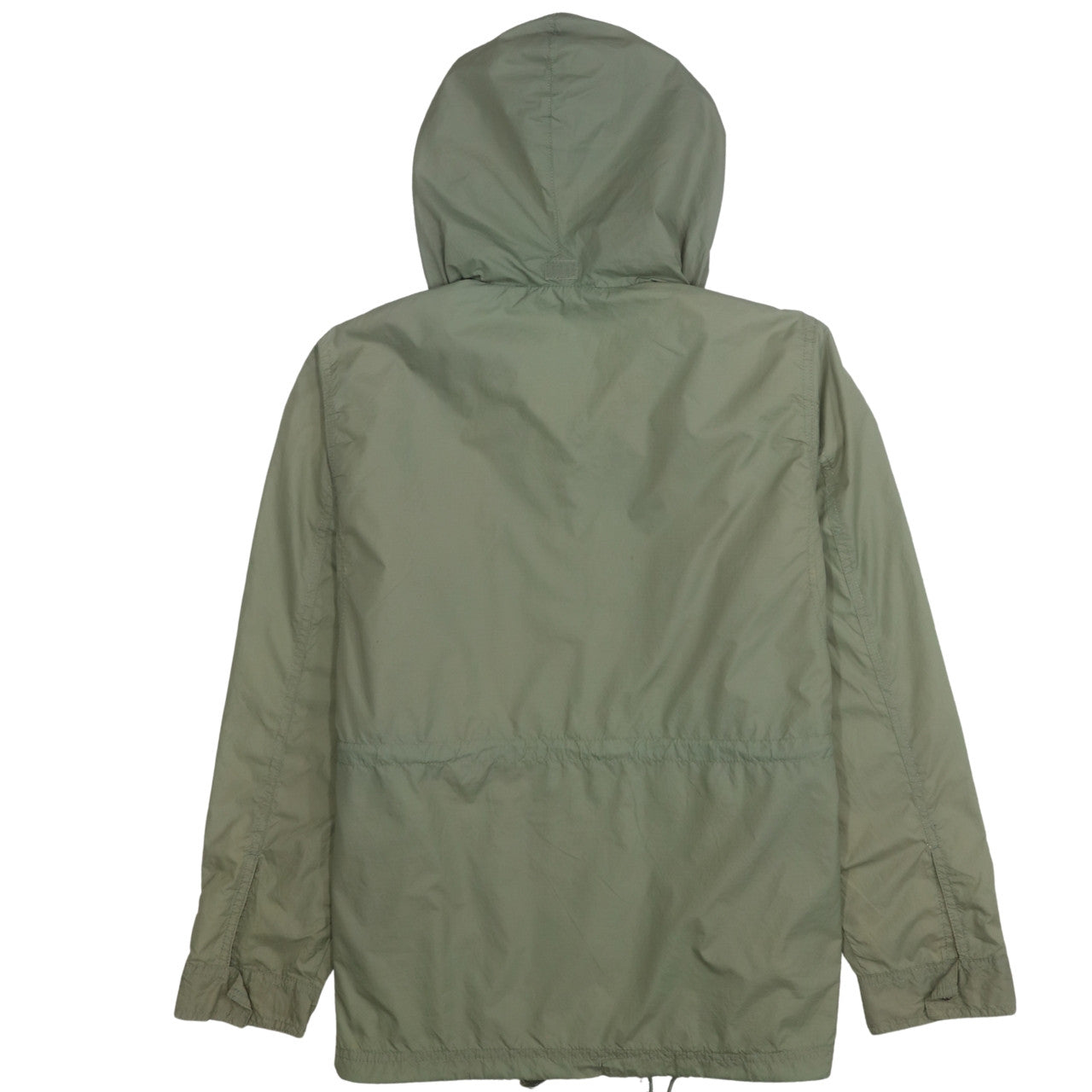MD Sport Women Green Size 12 Hooded Nylon Windbreaker Jacket