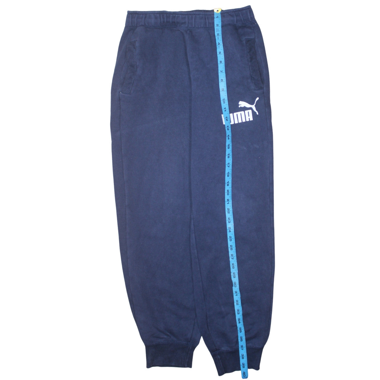 Puma Mens Blue M Sweatpants Jogger Fleece Trousers