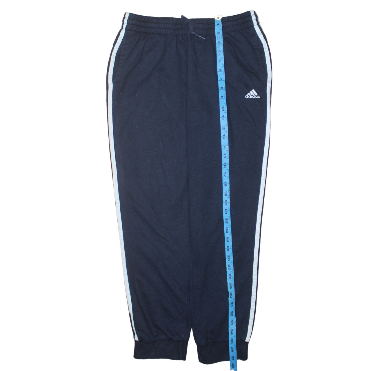 Adidas Women Black XL Track Pants with Side Stripes
