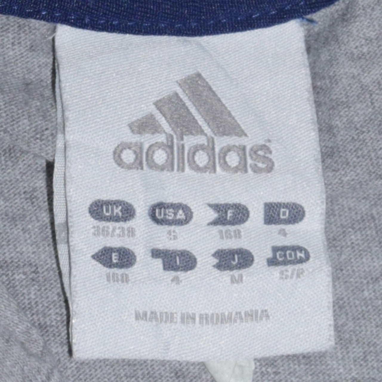 Adidas Men's Grey Small Track Jacket Full Zip Sportswear