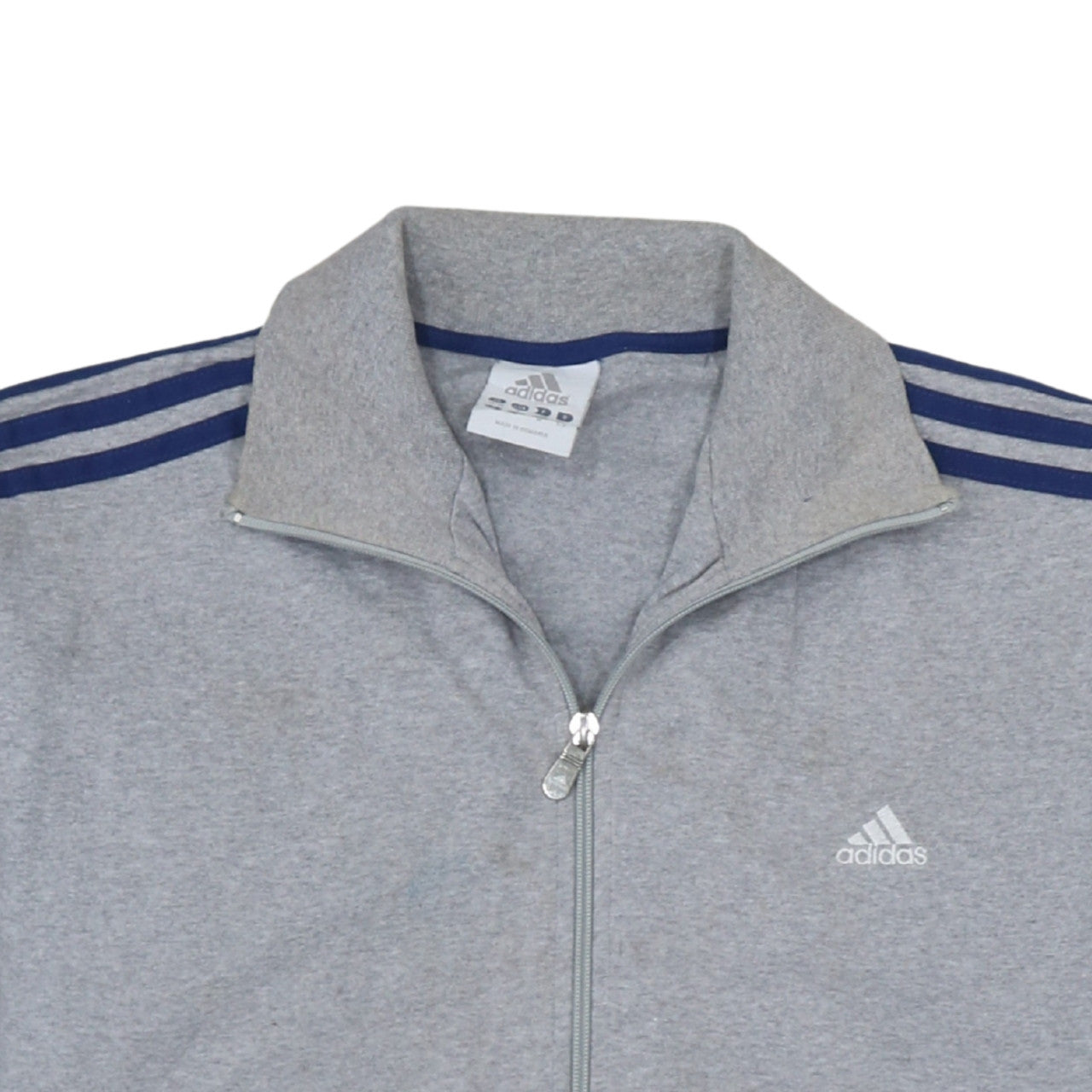 Adidas Men's Grey Small Track Jacket Full Zip Sportswear