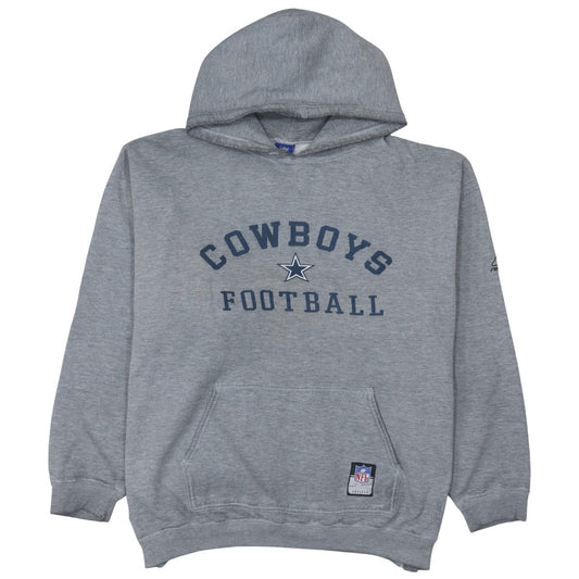 Reebok Men's Grey Cowboys Football NFL Pullover Hoodie XL