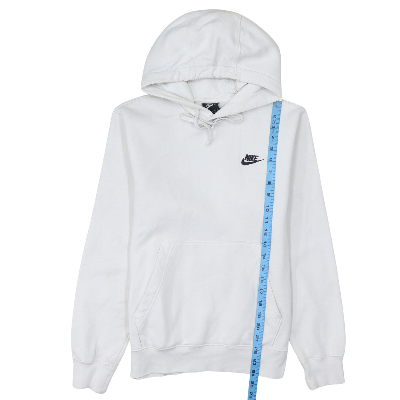Nike Men's White XS Pullover Hoodie Fleece Sportswear