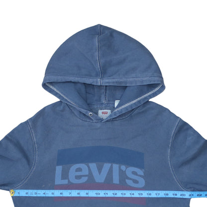 Levi's Men's Blue Pullover Hoodie M Classic Logo Sweatshirt