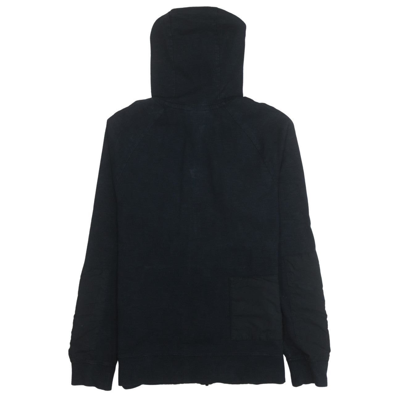 Nike Men’s Black Full Zip Hoodie Medium Regular Fit Cotton