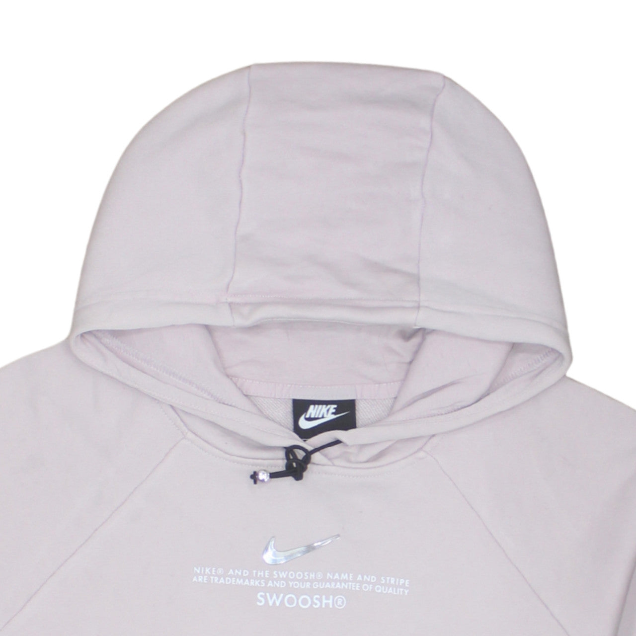 Nike Women's Beige Pullover Hoodie Medium Cotton Blend