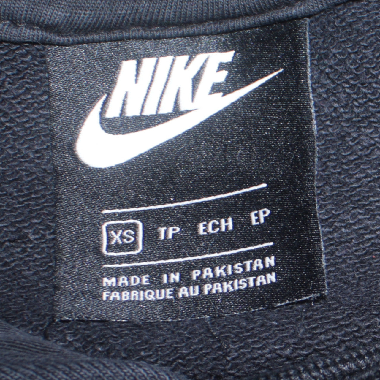 Nike Mens Black Pullover Hoodie XS Fleece Sportswear Sweatshirt